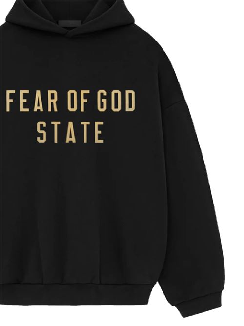 Fleece Hoodie- black Fear of God | 192BT246250FBLACK